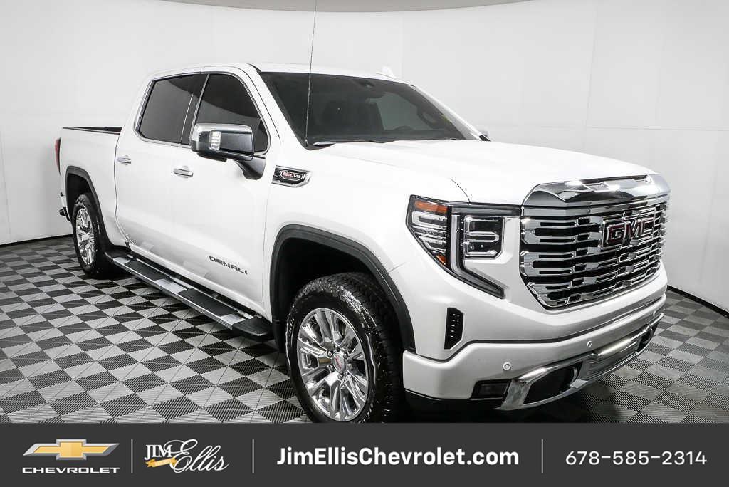 White Frost Tricoat 2025 GMC Sierra 1500 Pickup Truck Four-Wheel Drive Automatic