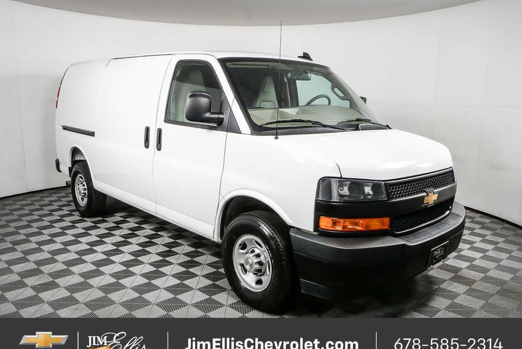 Summit White 2025 Chevrolet Express Cargo Van Rear-Wheel Drive 8-Speed Automatic