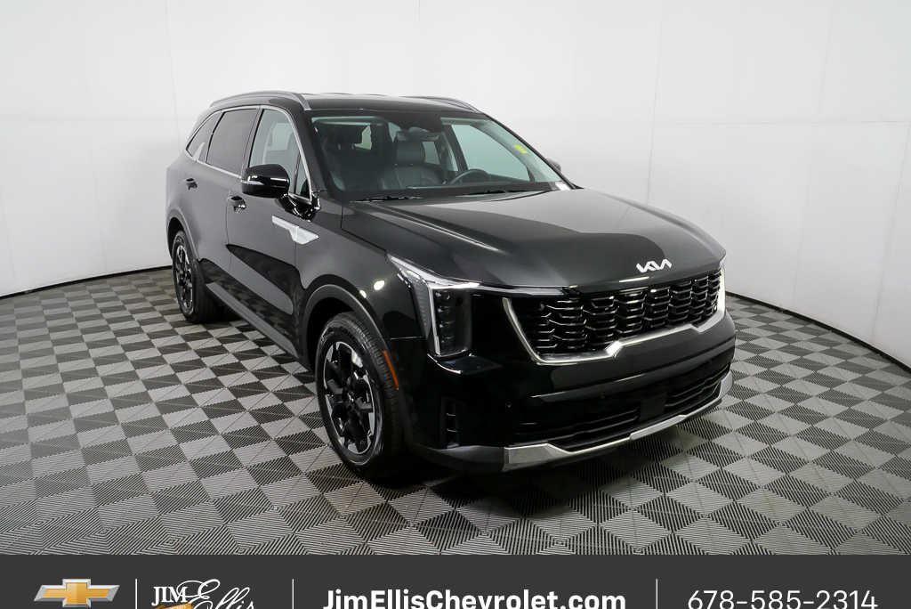Ebony Black 2025 Kia Sorento SUV / Crossover Front-Wheel Drive 8-Speed Automatic