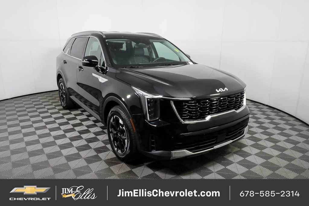 Ebony Black 2025 Kia Sorento SUV / Crossover Front-Wheel Drive 8-Speed Automatic