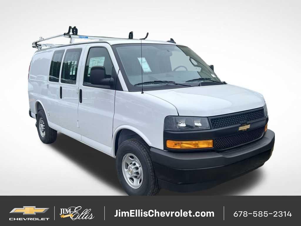 Summit White 2025 Chevrolet Express Cargo Van Rear-Wheel Drive 8-Speed Automatic
