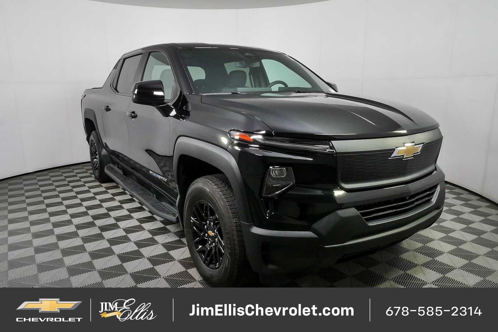 Black 2024 Chevrolet Silverado EV Pickup Truck All-Wheel Drive Automatic