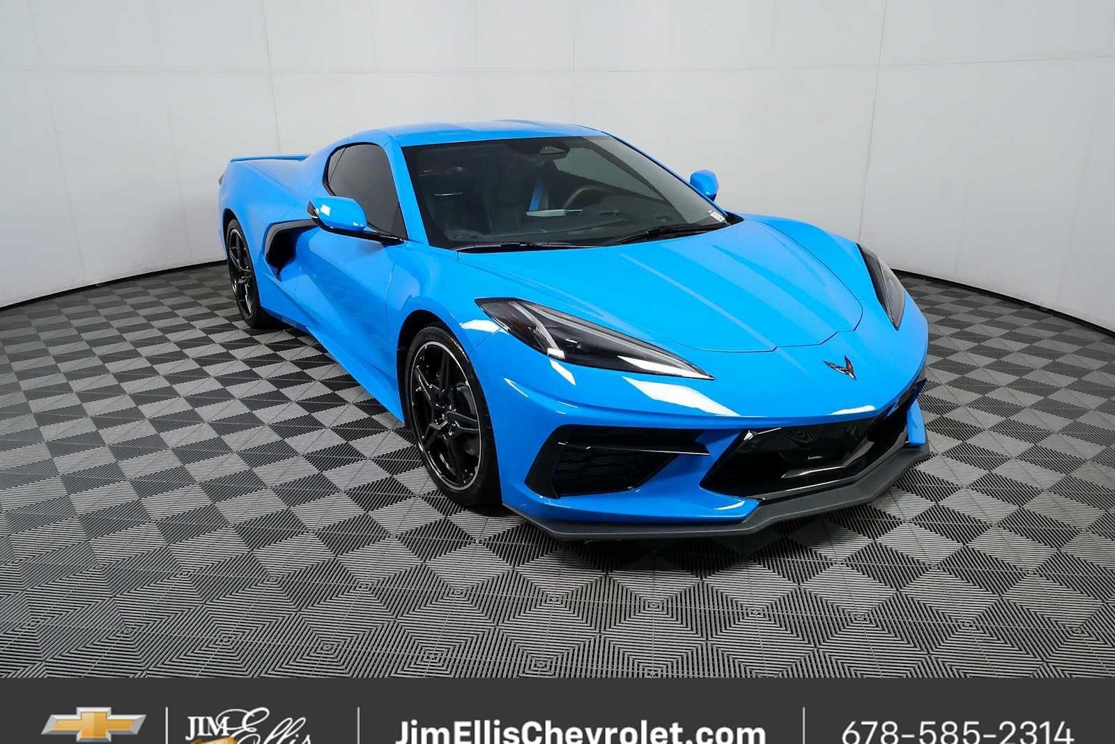 Rapid Blue 2025 Chevrolet Corvette Coupe Rear-Wheel Drive 8-Speed Dual Clutch