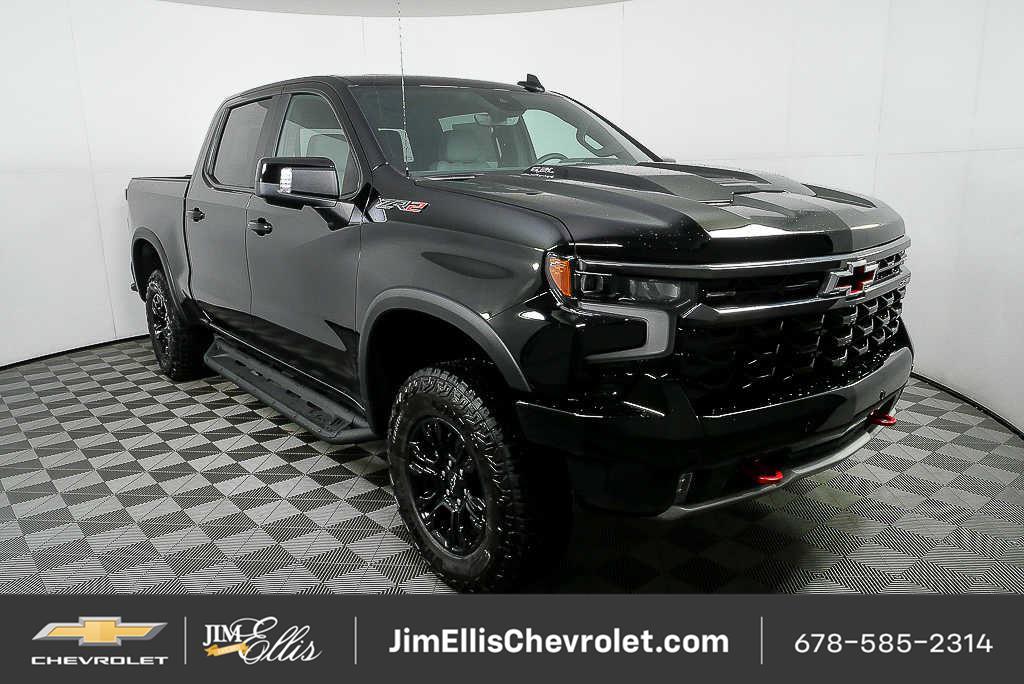 Black 2026 Chevrolet Silverado 1500 Pickup Truck Four-Wheel Drive Automatic