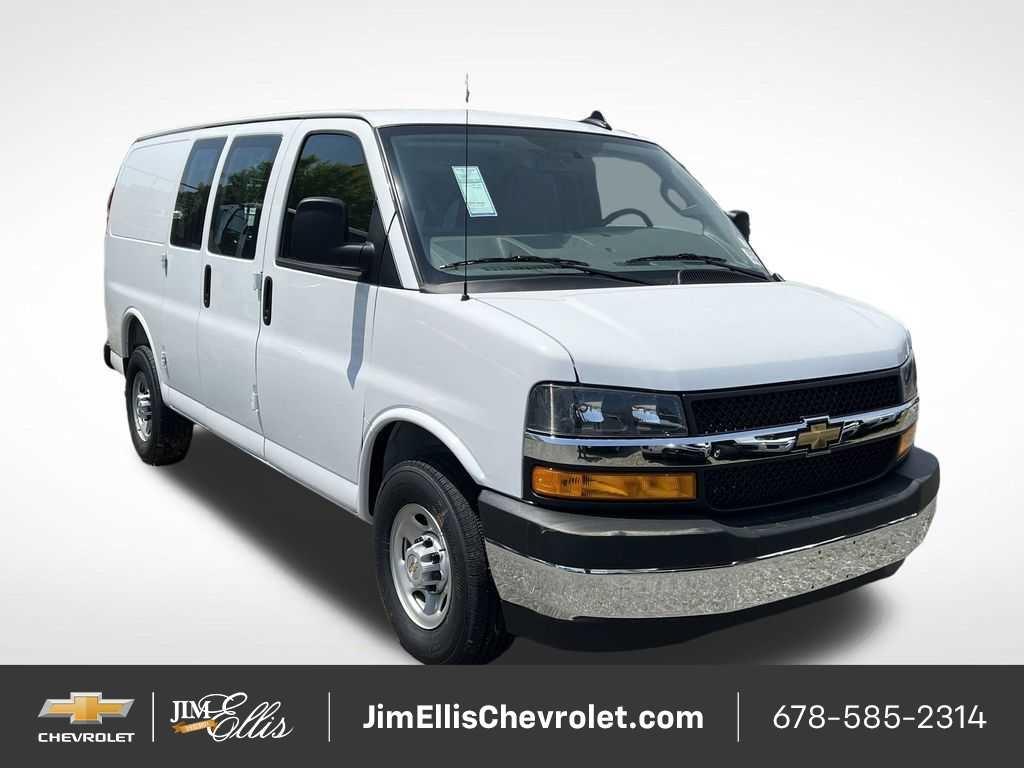 Summit White 2025 Chevrolet Express Cargo Van Rear-Wheel Drive 8-Speed Automatic