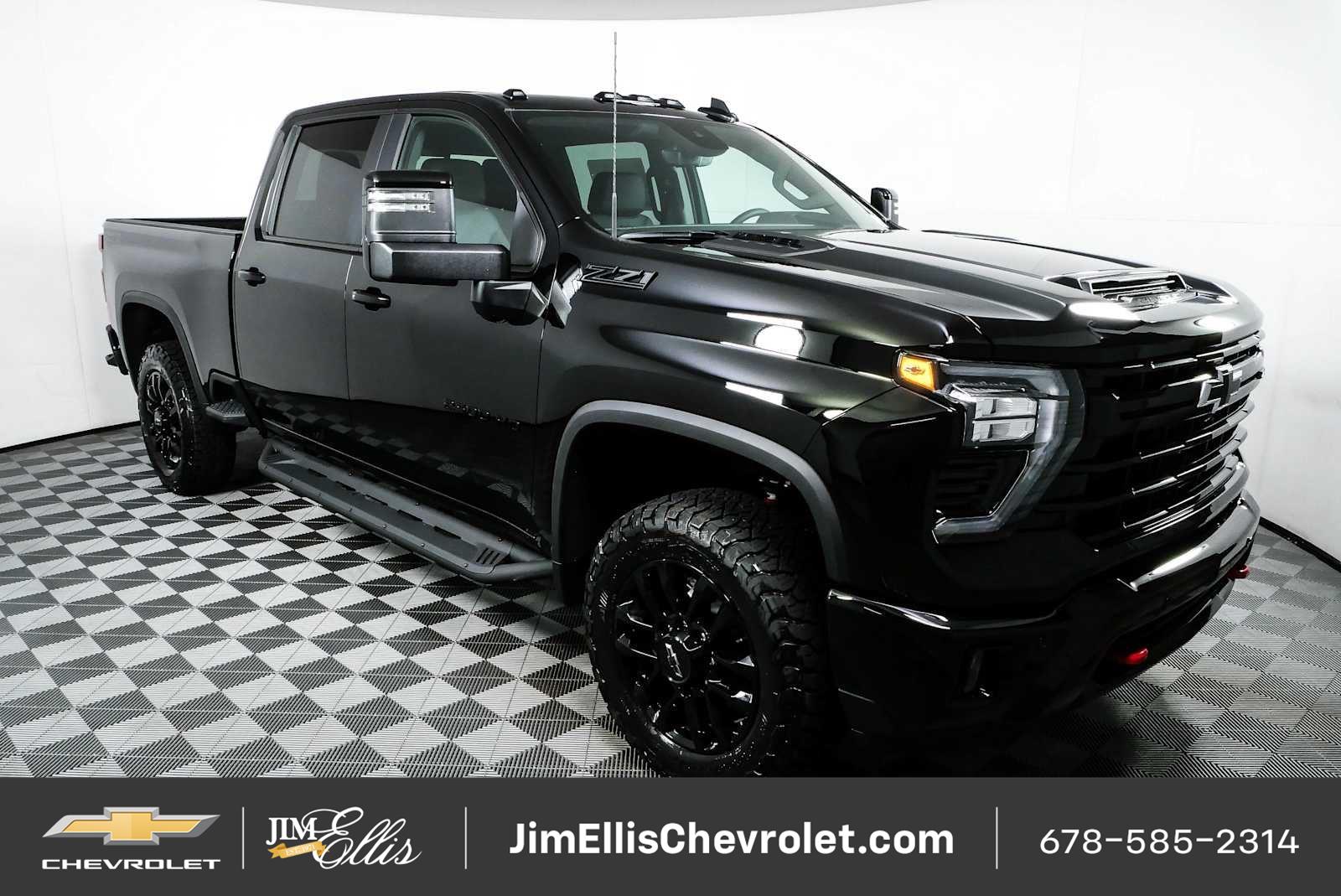 Black 2026 Chevrolet Silverado 2500HD Pickup Truck Four-Wheel Drive Automatic
