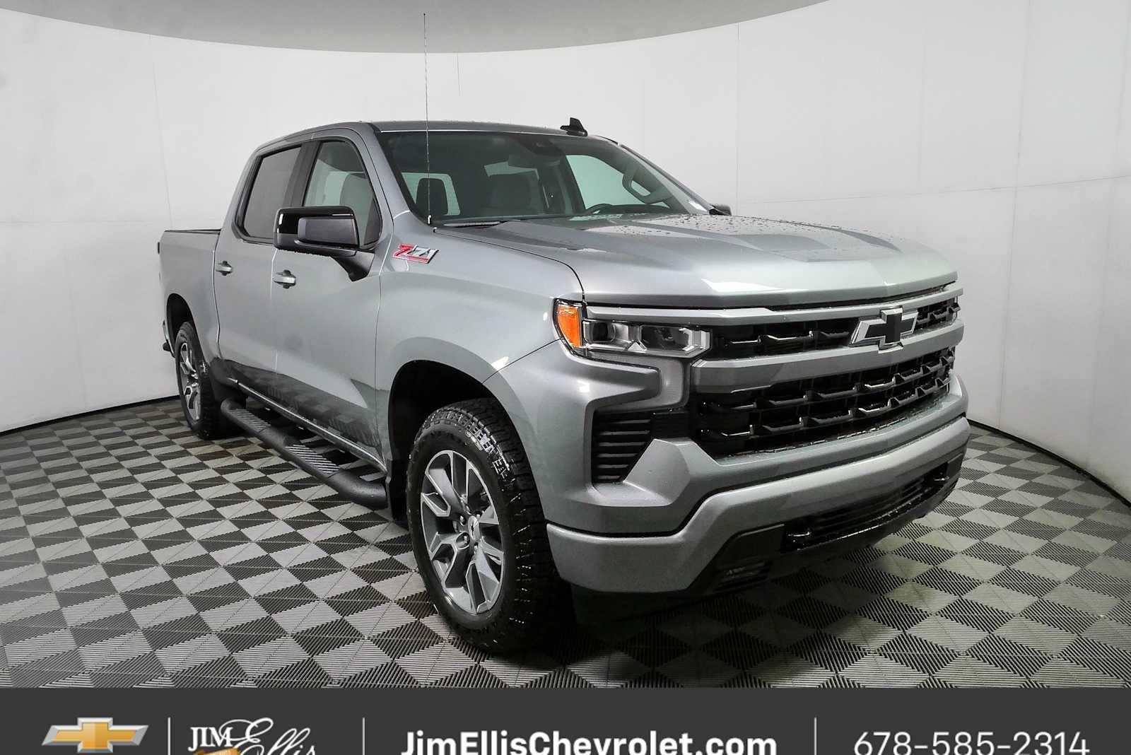 Sterling Gray Metallic 2026 Chevrolet Silverado 1500 Pickup Truck Four-Wheel Drive Automatic