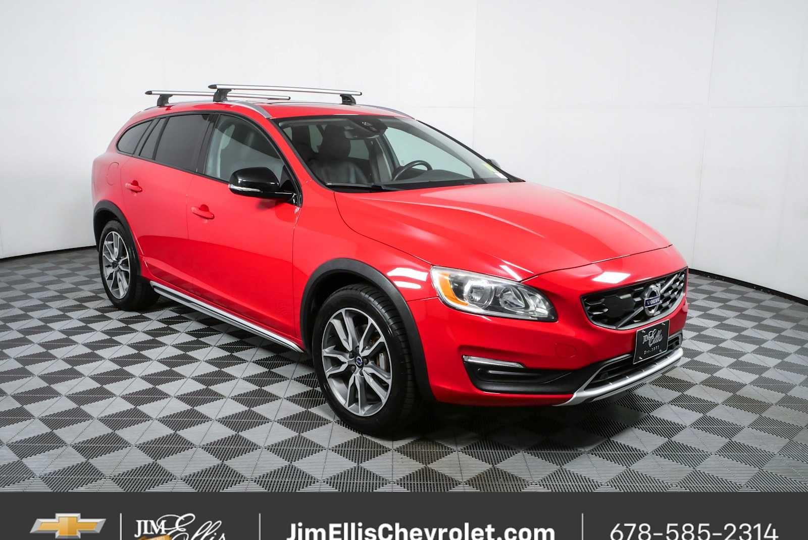 Passion Red 2017 Volvo V60 Wagon All-Wheel Drive 8-Speed Automatic