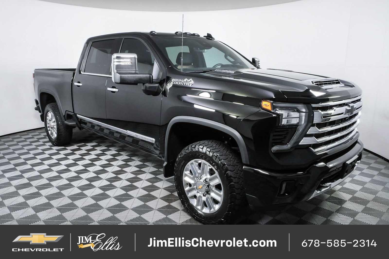 Black 2024 Chevrolet Silverado 2500HD Pickup Truck Four-Wheel Drive Automatic