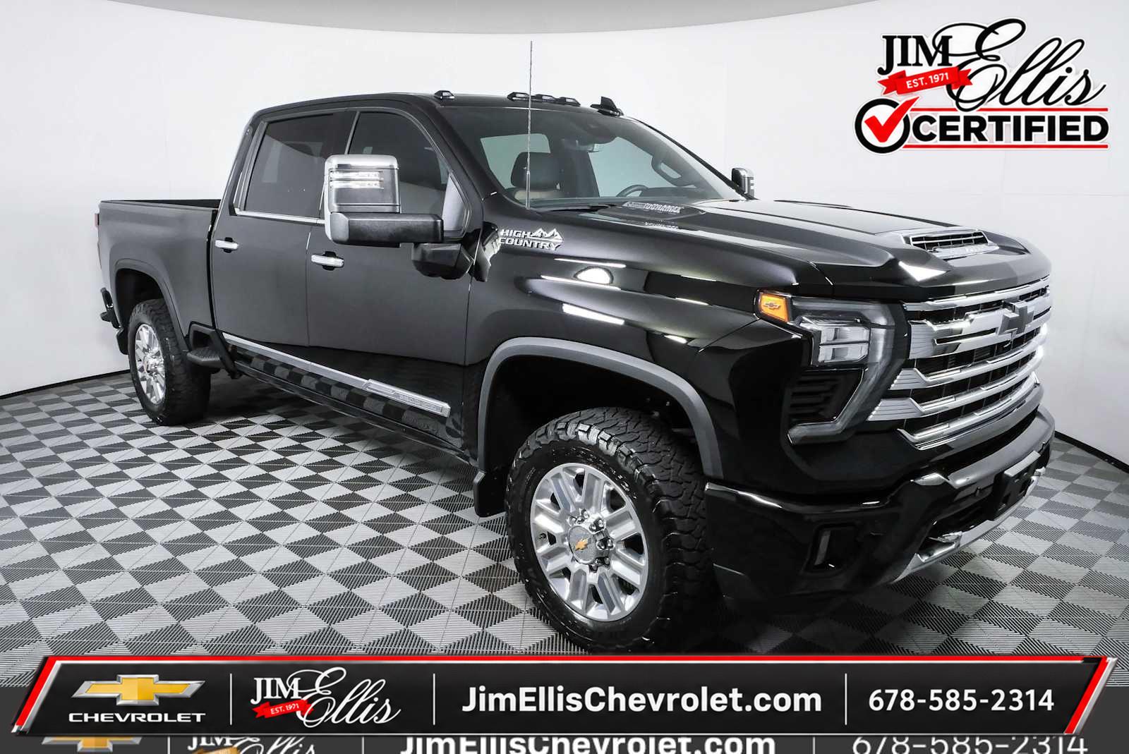 Black 2024 Chevrolet Silverado 2500HD Pickup Truck Four-Wheel Drive Automatic