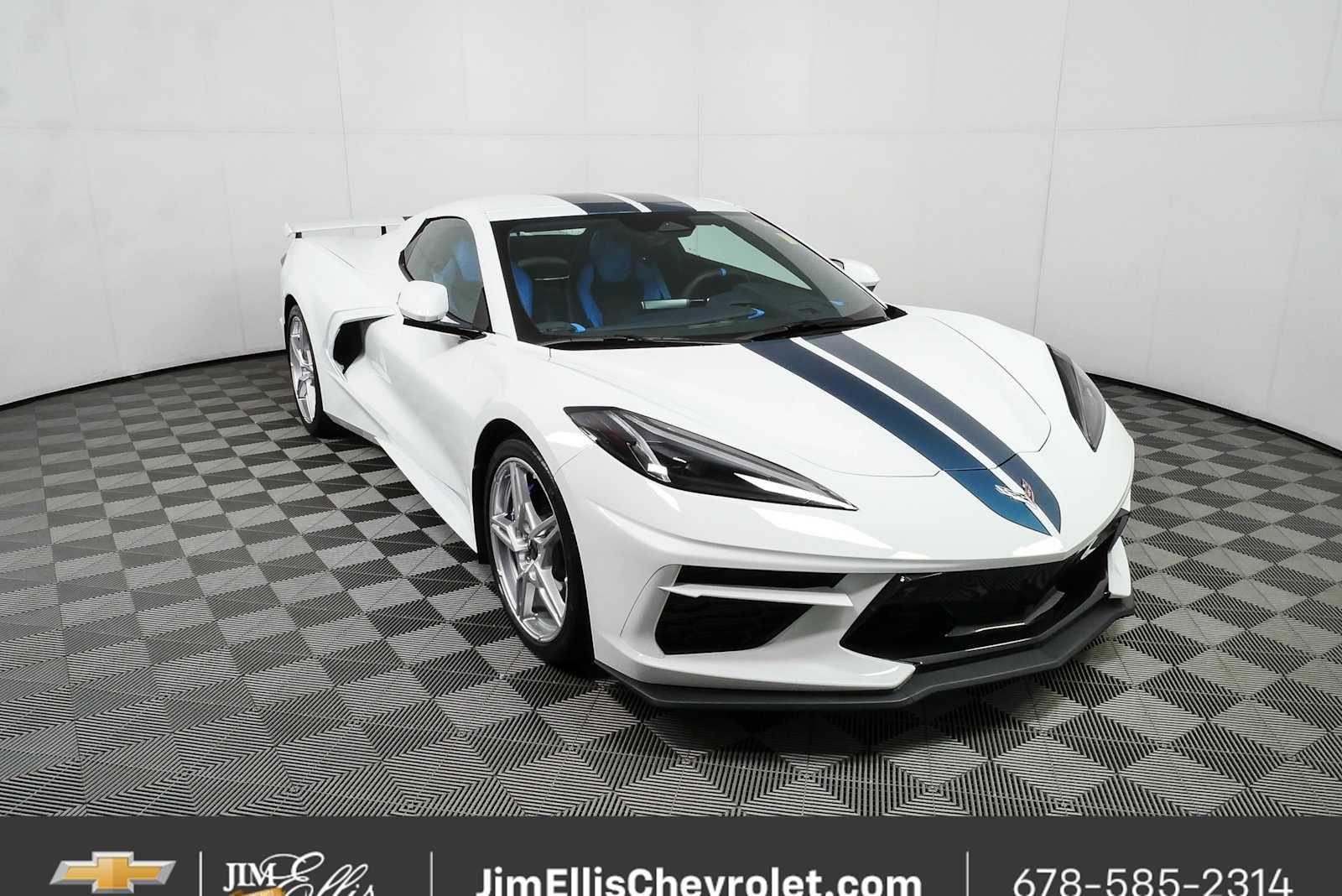 Arctic White 2025 Chevrolet Corvette Convertible Rear-Wheel Drive 8-Speed Dual Clutch