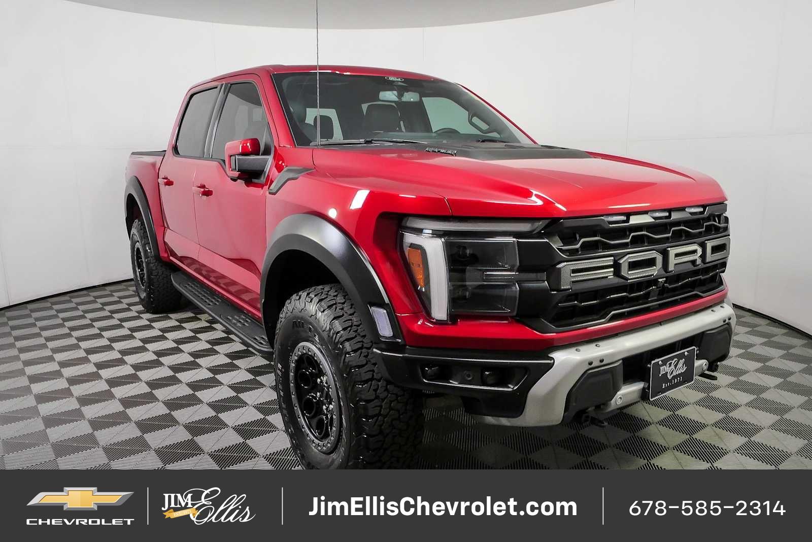Rapid Red Metallic Tinted Clearcoat 2024 Ford F-150 Pickup Truck Four-Wheel Drive Automatic
