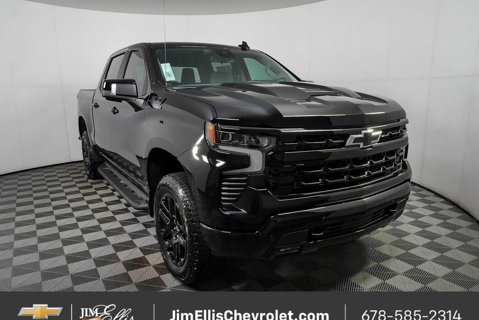 Black 2026 Chevrolet Silverado 1500 Pickup Truck Four-Wheel Drive Automatic