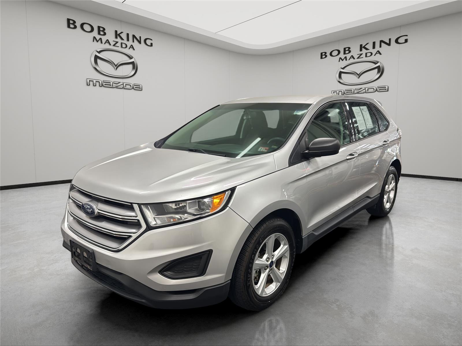 Ingot Silver 2018 Ford Edge SE SUV / Crossover Front-Wheel Drive 6-Speed Automatic