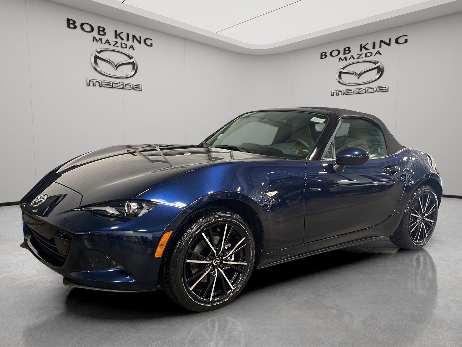 "DEEP CRYSTAL BLUE MICA" 2026 Mazda MX-5 Miata Convertible Rear-Wheel Drive 