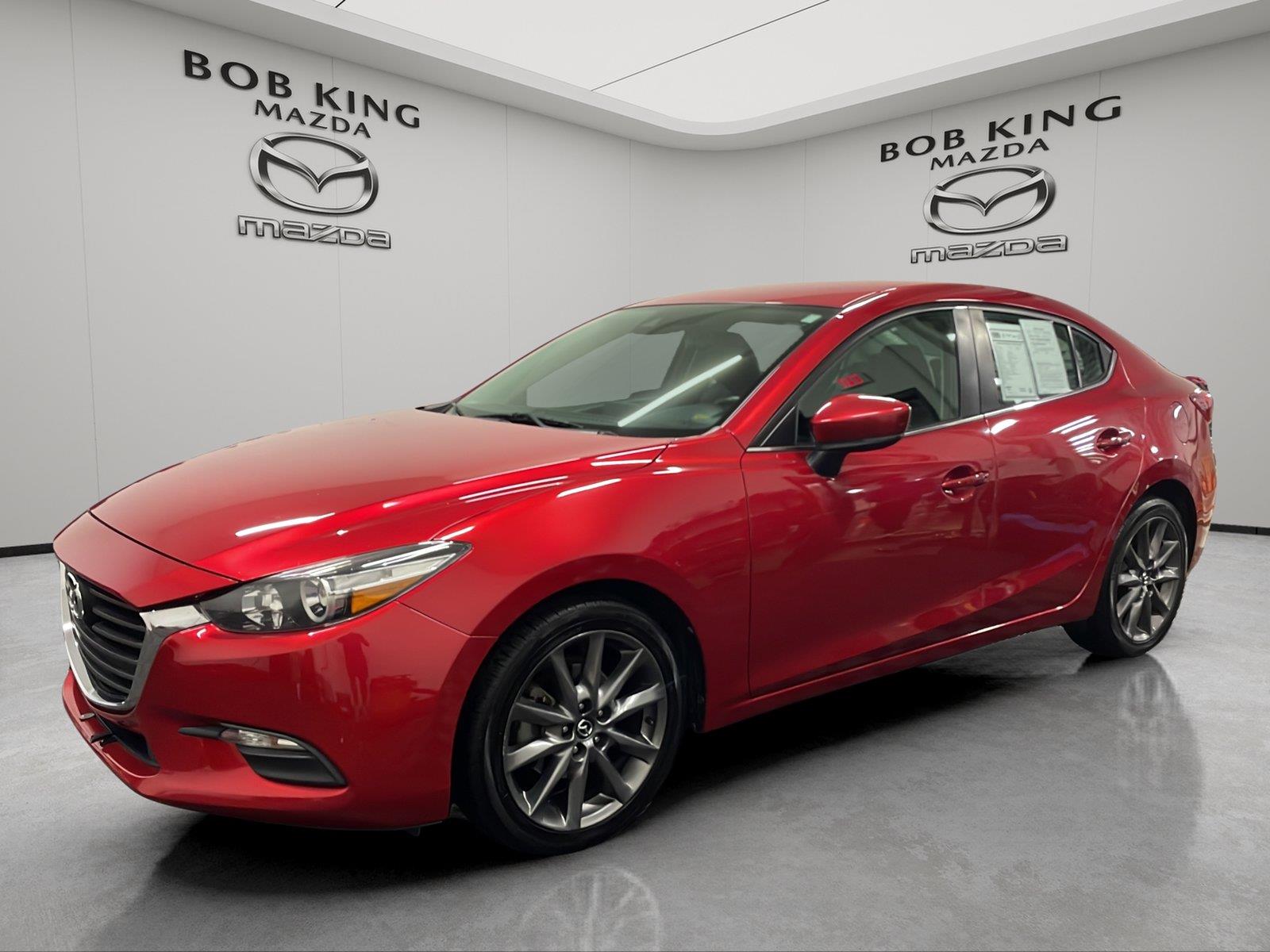 Soul Red Metallic 2018 Mazda MAZDA3 Sedan Front-Wheel Drive Automatic
