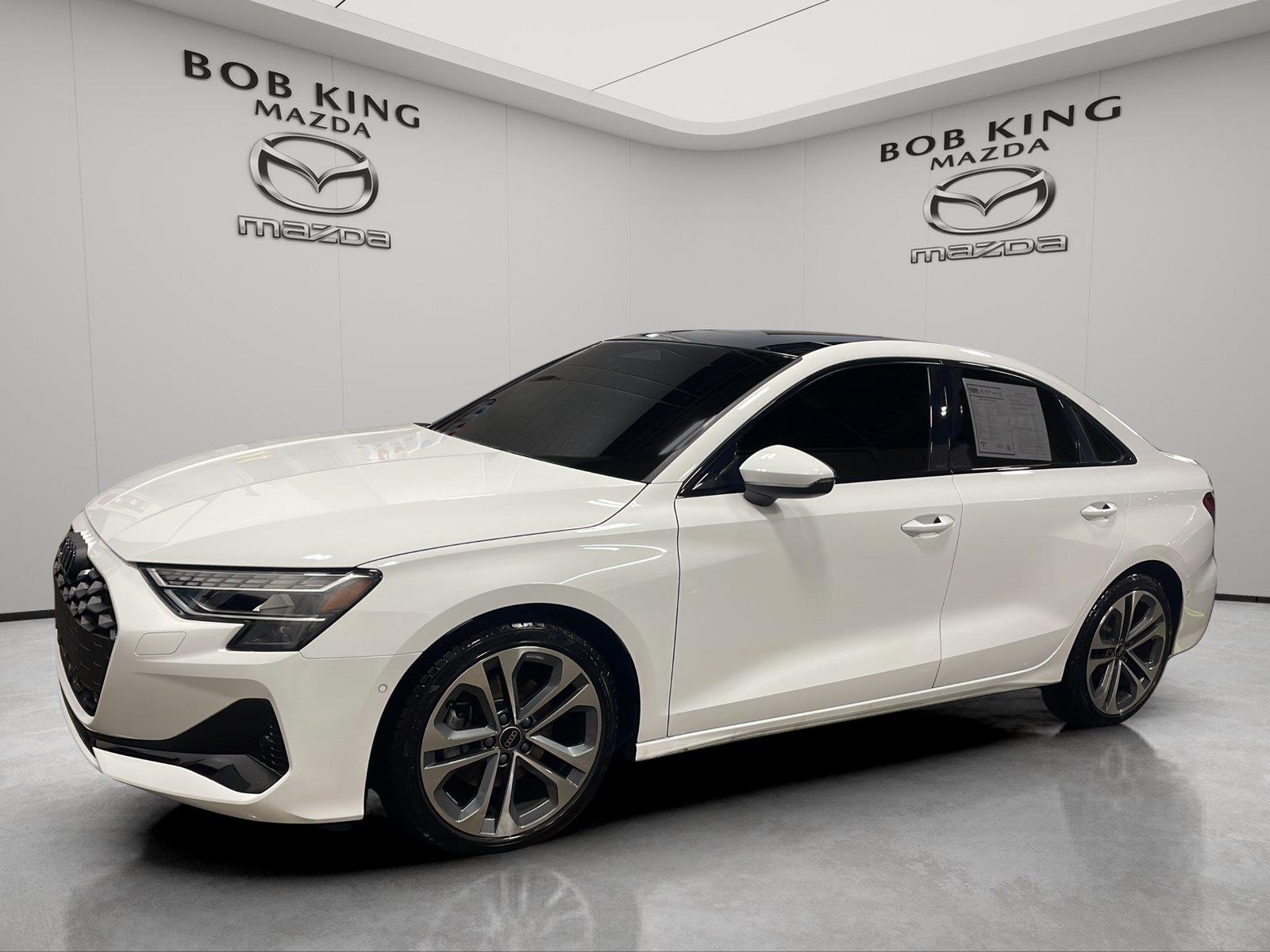Arkona White 2026 Audi A3 Sedan All-Wheel Drive Automatic