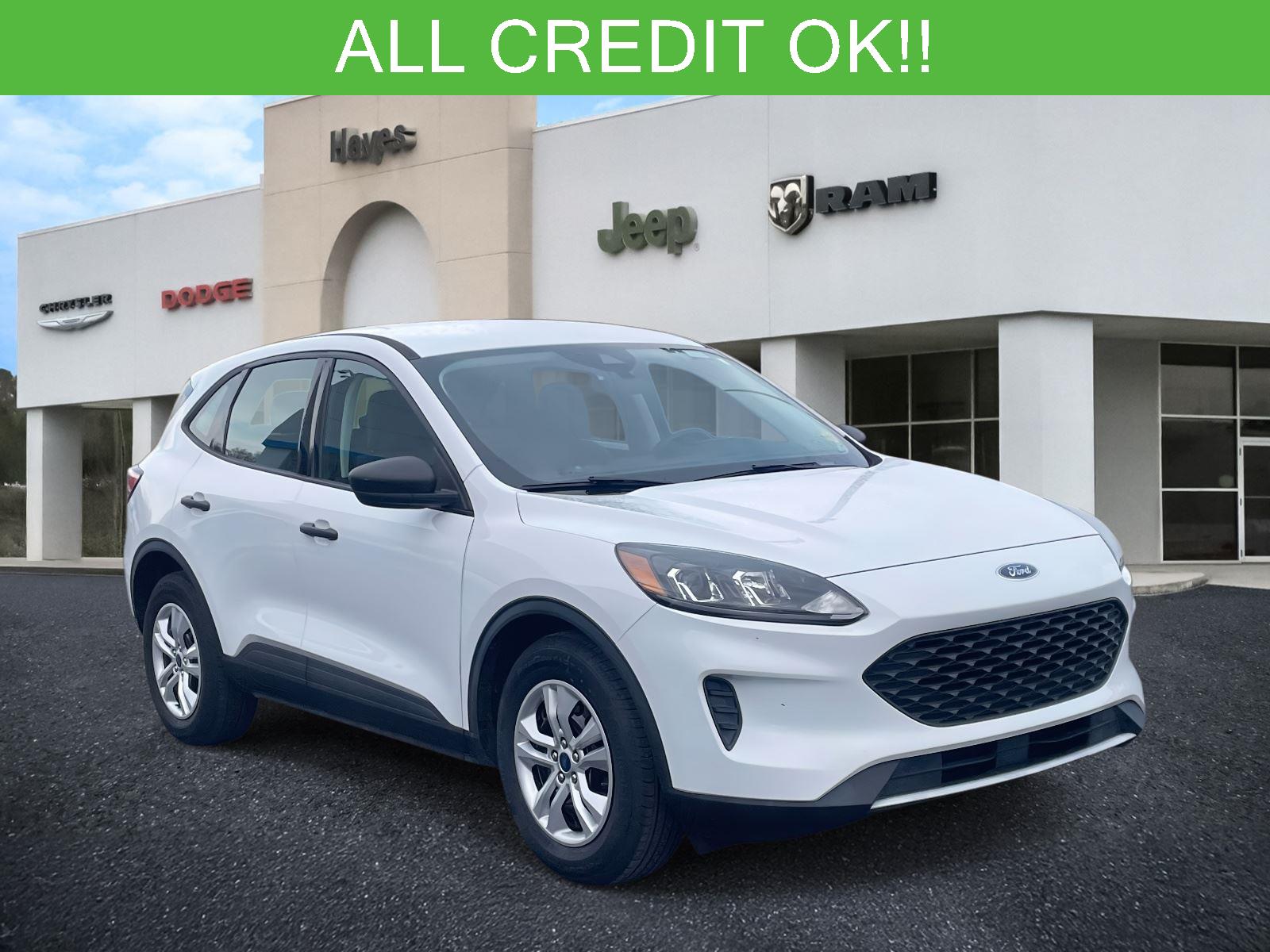 Oxford White 2021 Ford Escape S FWD SUV / Crossover Front-Wheel Drive 8-Speed Automatic