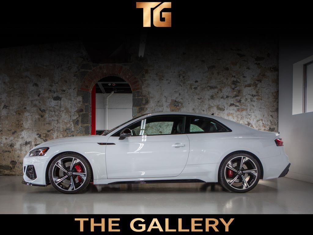 Glacier White Metallic 2023 Audi RS 5 Coupe All-Wheel Drive 8-Speed Automatic