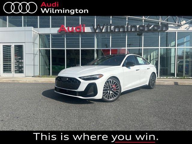 Glacier White Metallic 2026 Audi S5 Sedan All-Wheel Drive Automatic