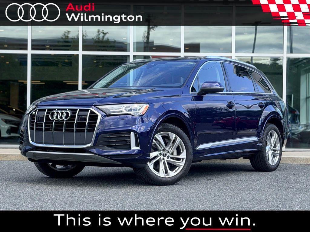 Navarra Blue Metallic 2023 Audi Q7 SUV / Crossover All-Wheel Drive Automatic
