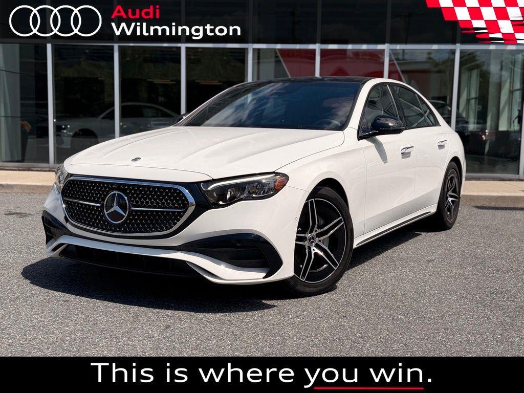 Polar White 2024 Mercedes-Benz E-Class Sedan All-Wheel Drive 9-Speed Automatic