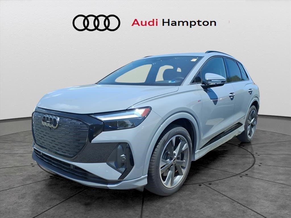 Pebble Gray 2025 Audi Q4 e-tron SUV / Crossover All-Wheel Drive Automatic