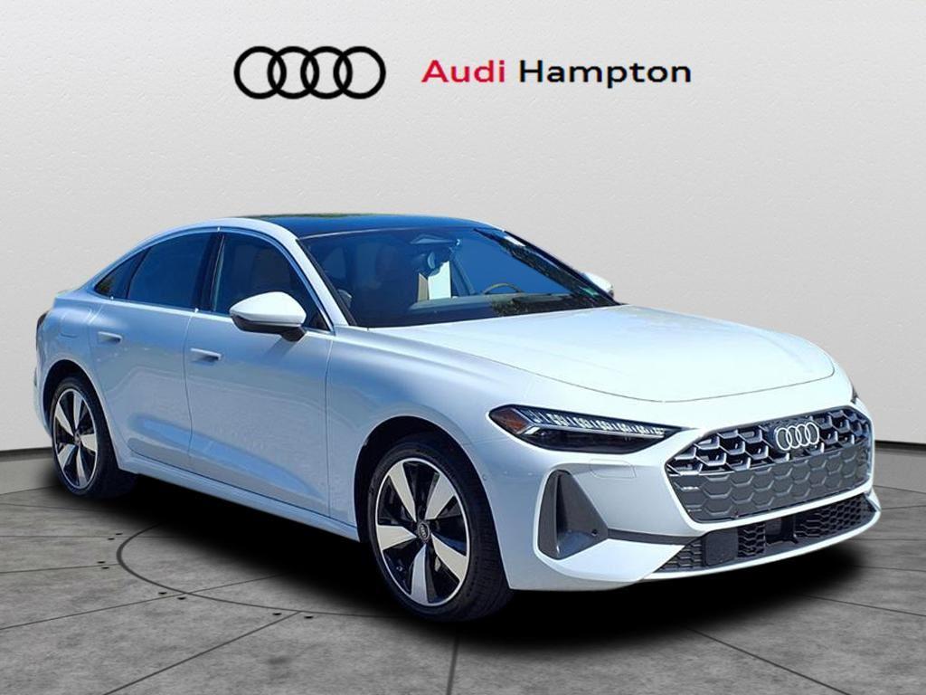 Glacier White Metallic 2025 Audi A5 quattro Premium Plus Sedan Sedan All-Wheel Drive Automatic