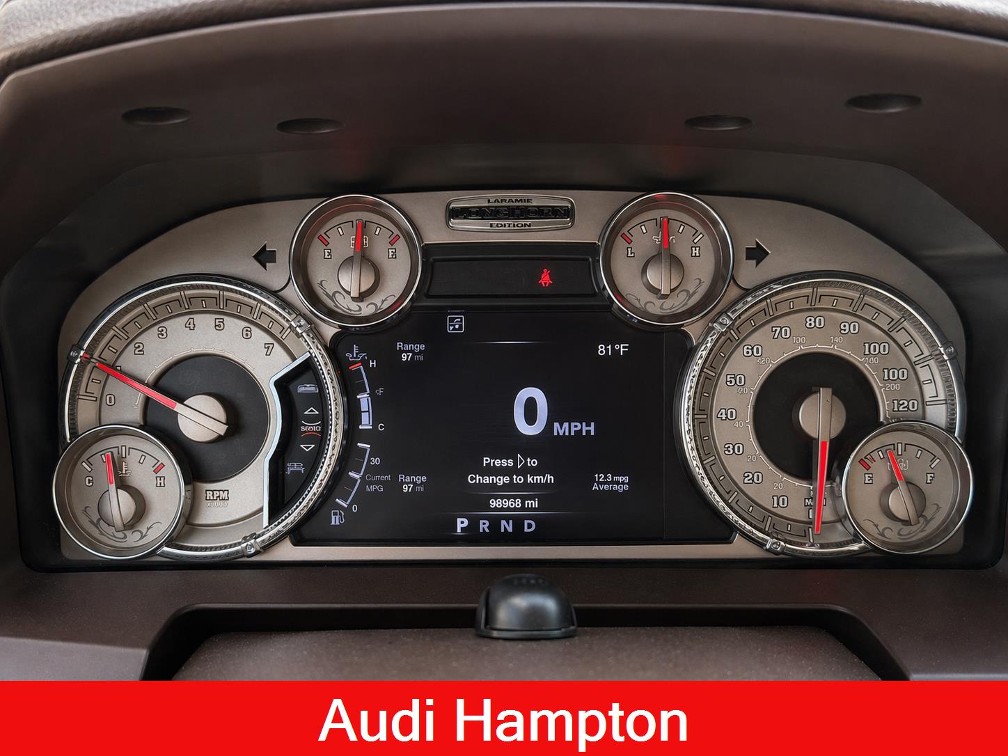 Used 2013 Black Gold Pearl Ram Laramie Longhorn Edition image 9