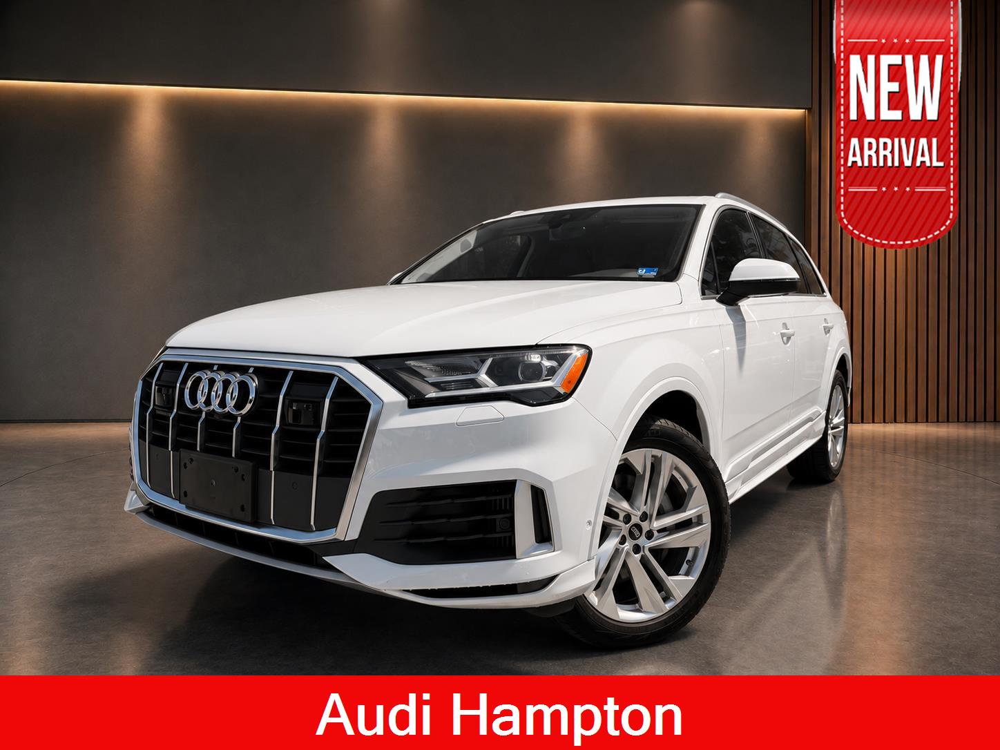 Glacier White Metallic 2023 Audi Q7 quattro Premium Plus 55 TFSI SUV / Crossover All-Wheel Drive Automatic