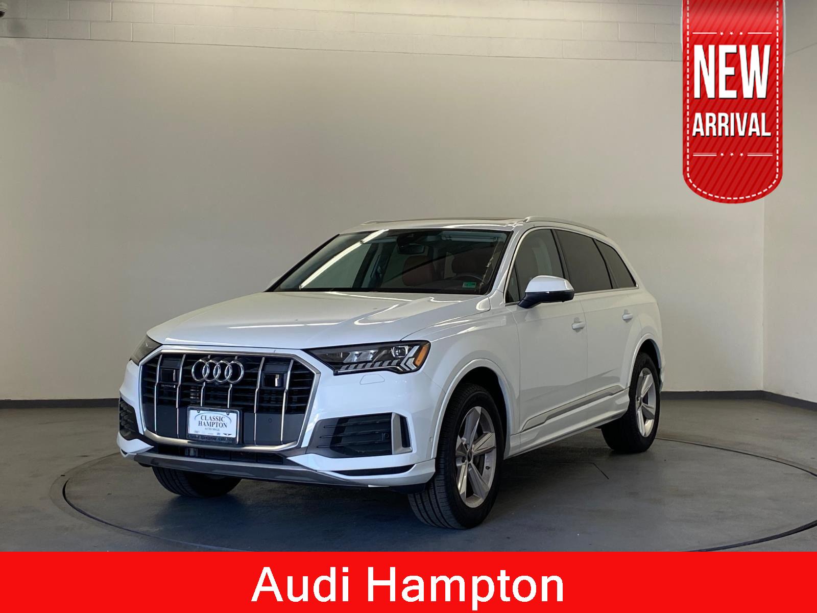 Carrara White 2024 Audi Q7 quattro Premium Plus 45 TFSI SUV / Crossover All-Wheel Drive Automatic