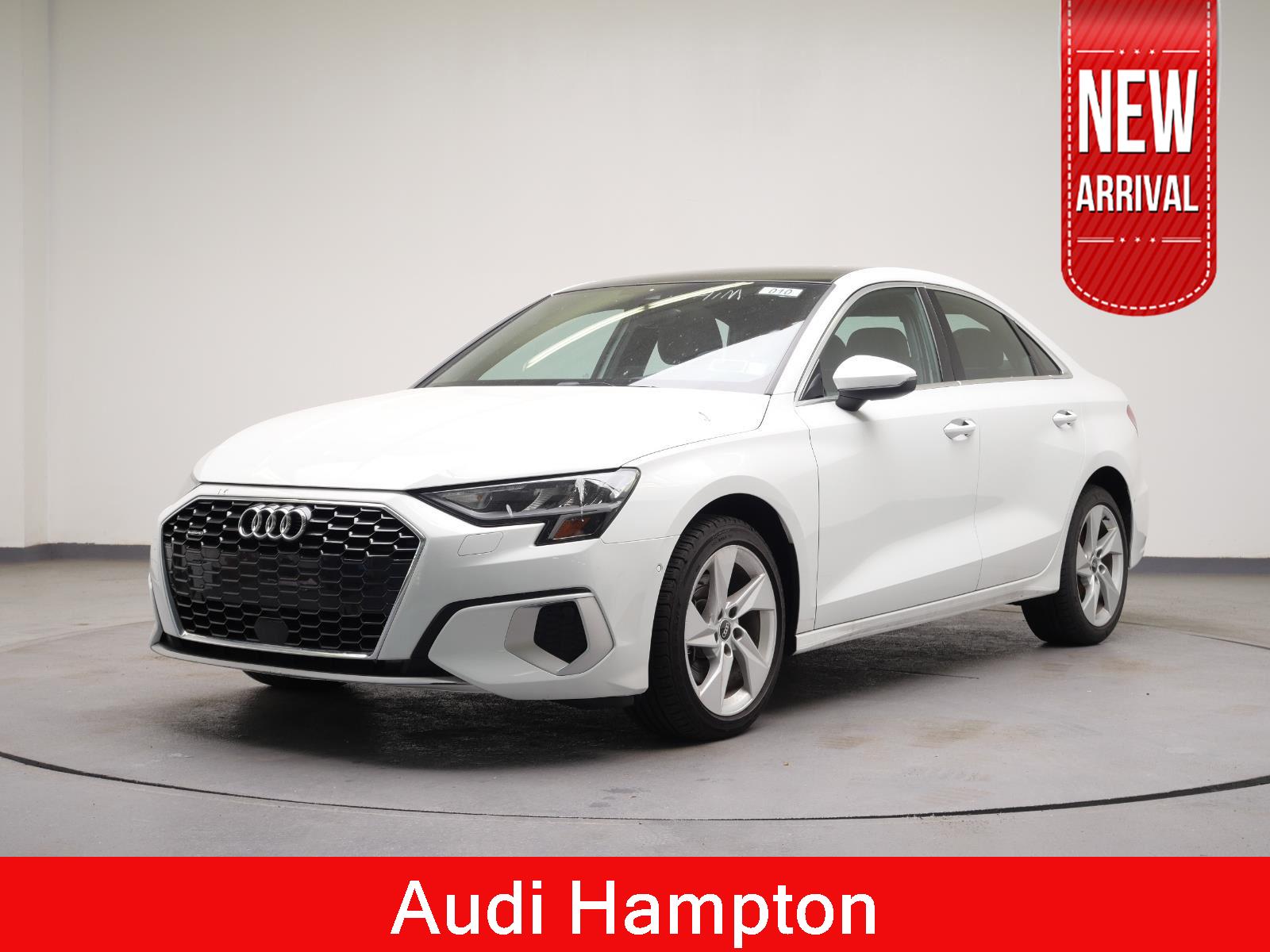 Ibis White 2022 Audi A3 40 TFSI quattro Premium AWD Sedan All-Wheel Drive Automatic