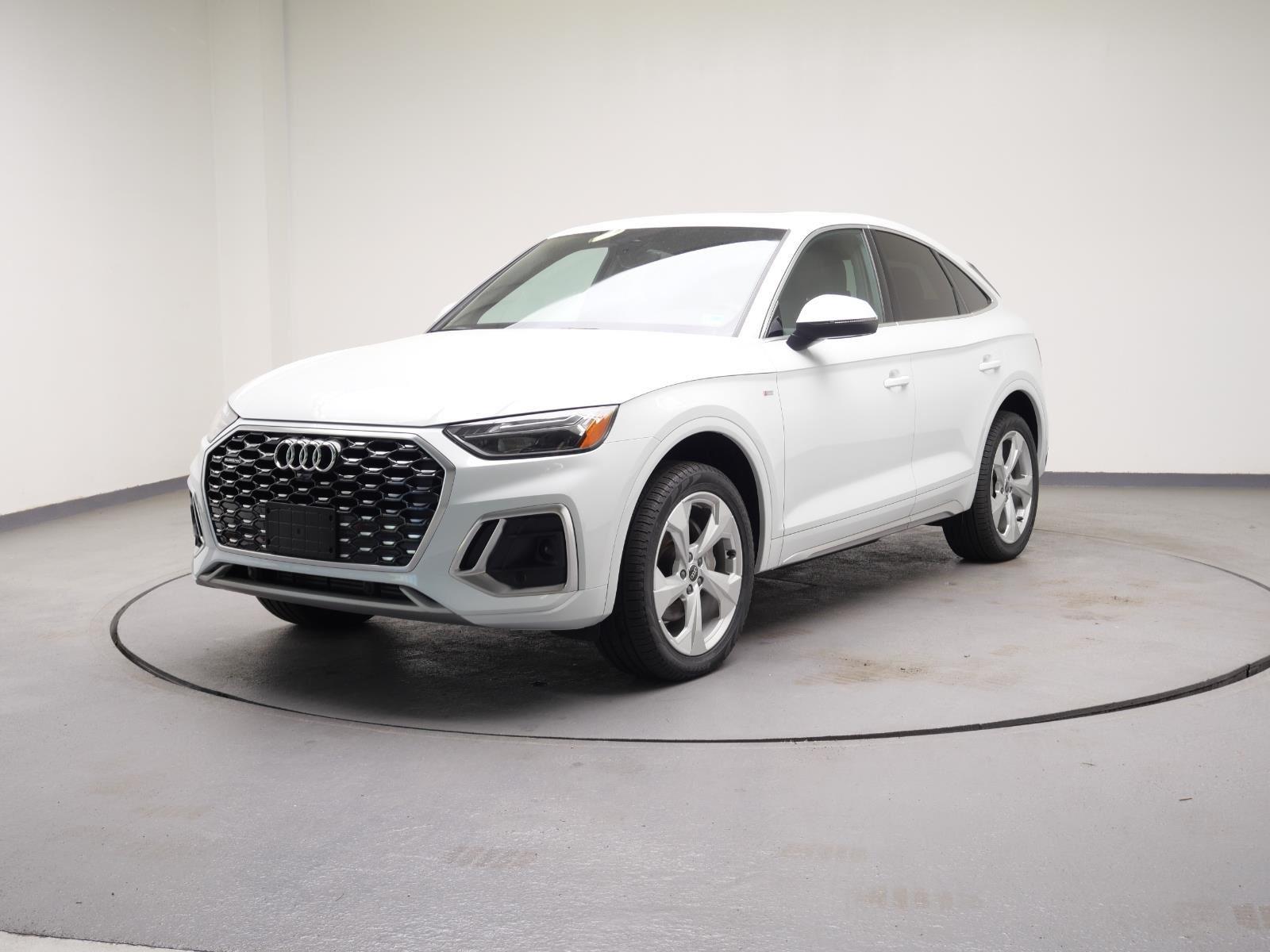Glacier White Metallic 2024 Audi Q5 Sportback quattro Premium Plus S Line 45 TFSI AWD Sedan All-Wheel Drive Automatic