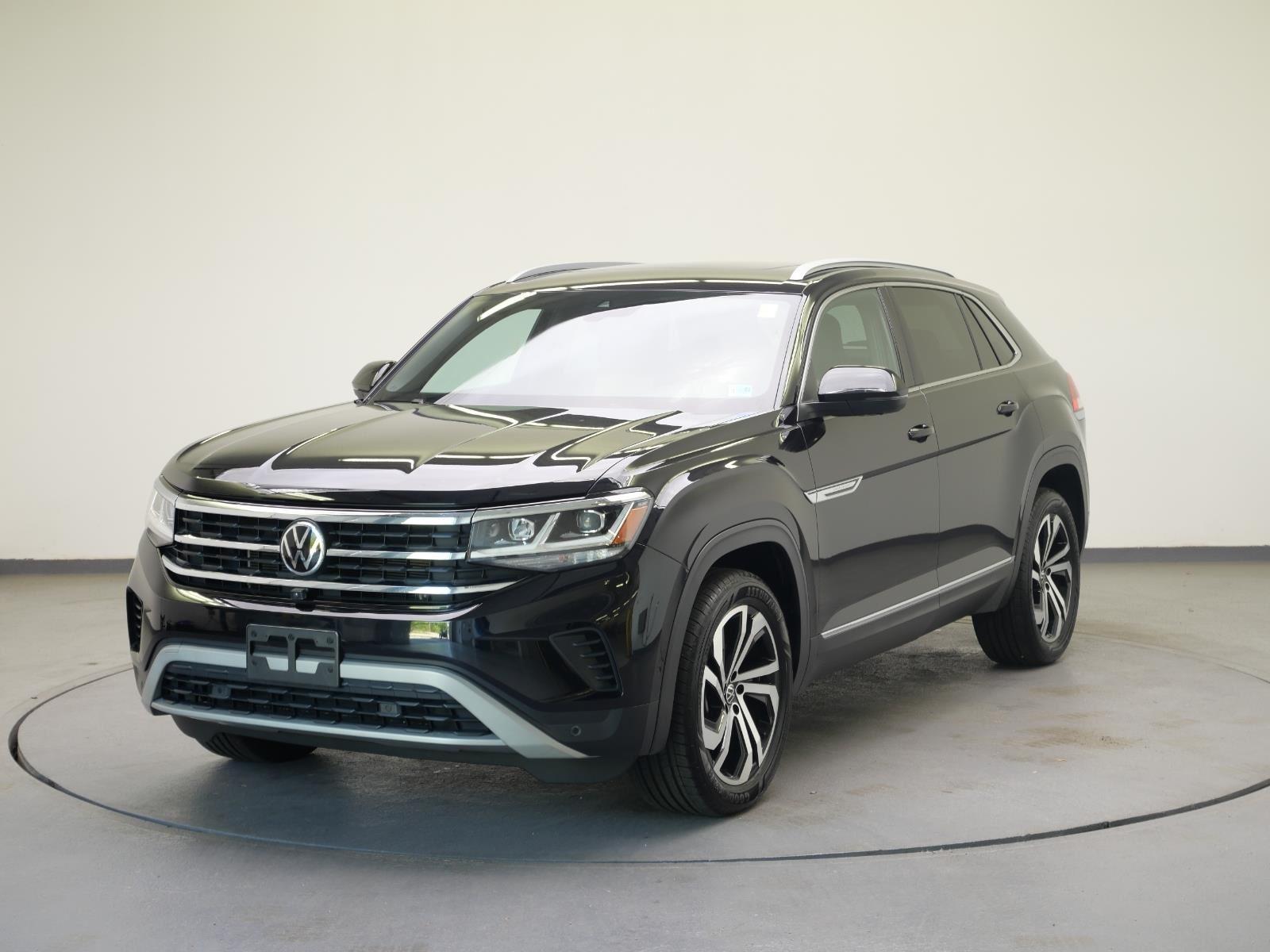 Deep Black Pearl 2020 Volkswagen Atlas Cross Sport V6 SEL Premium 4Motion SUV / Crossover All-Wheel Drive Automatic