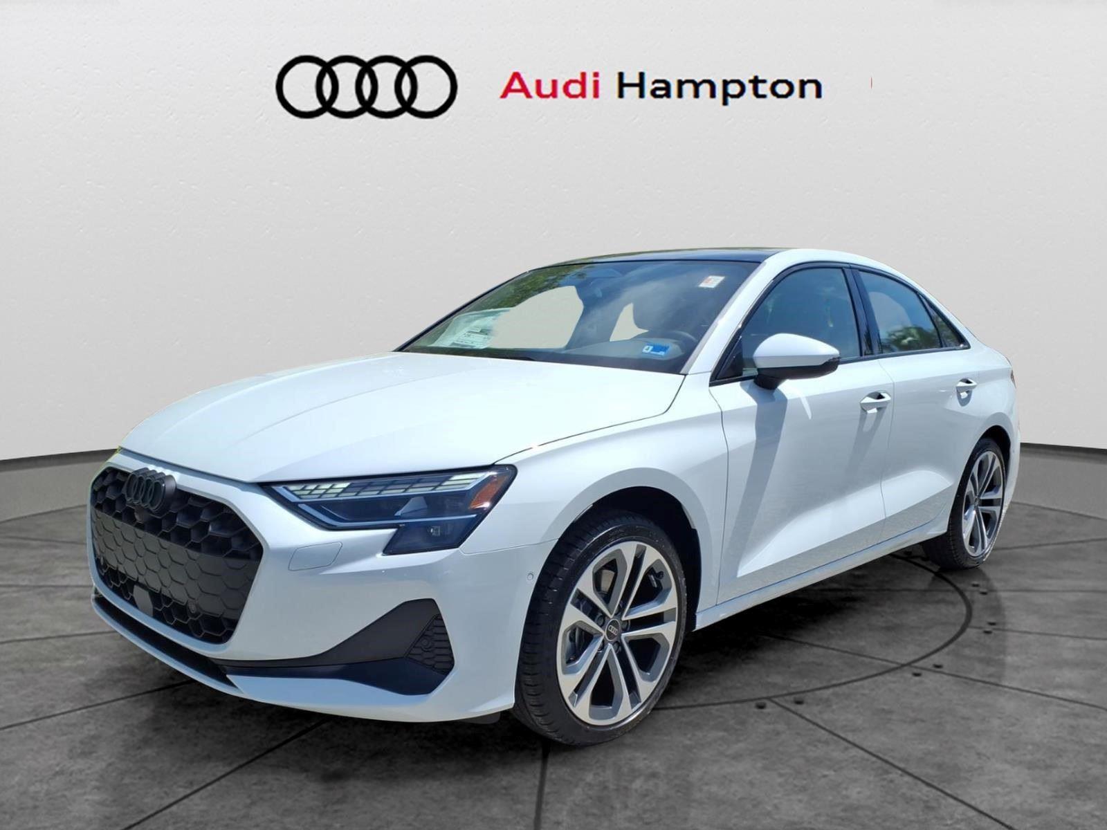 Glacier White Metallic 2026 Audi A3 quattro Premium Plus 40 TFSI Sedan All-Wheel Drive Automatic