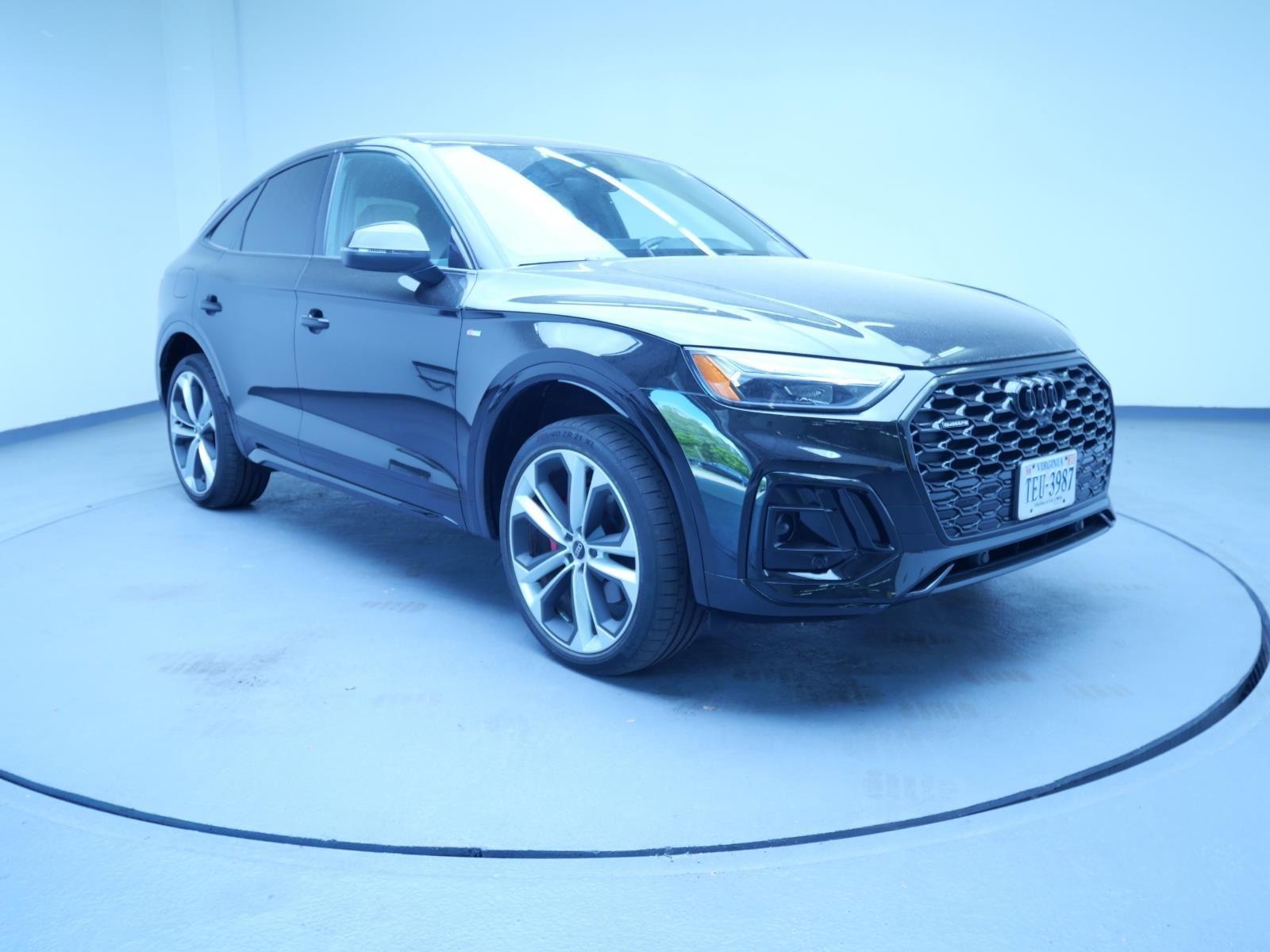 Mythos Black Metallic 2025 Audi Q5 Sportback quattro Premium Plus S Line 45 TFSI Sedan All-Wheel Drive Automatic