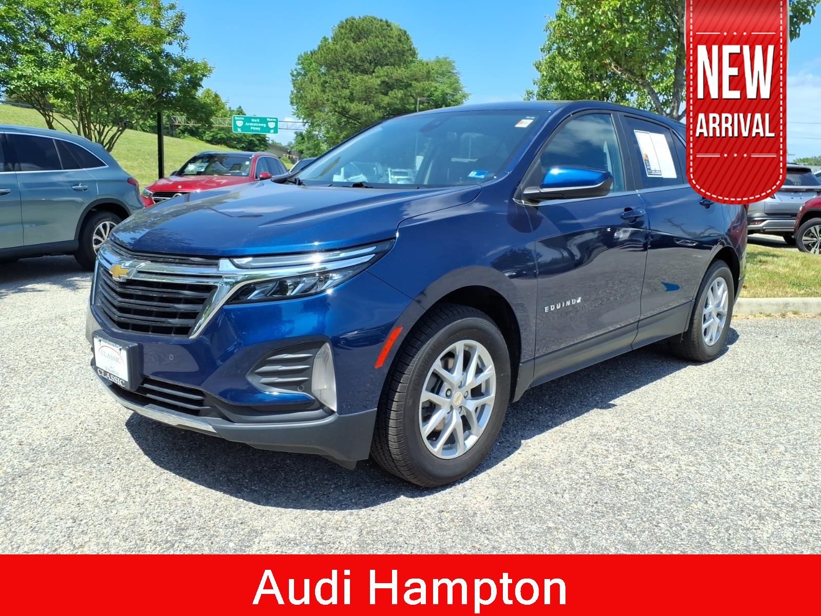 Blue Glow Metallic 2022 Chevrolet Equinox LT AWD with 1LT SUV / Crossover Four-Wheel Drive 6-Speed Automatic Overdrive