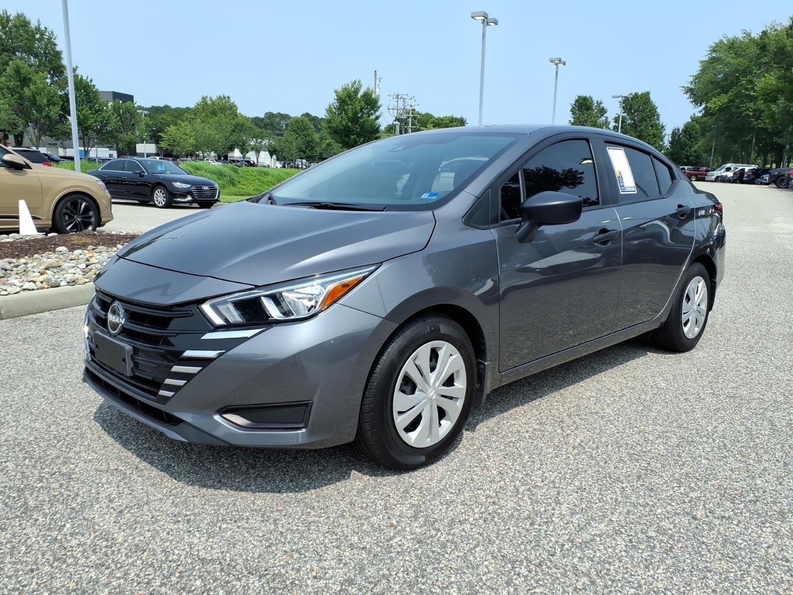 Gray (Gun Metallic) 2024 Nissan Versa Sedan Front-Wheel Drive Continuously Variable Transmission