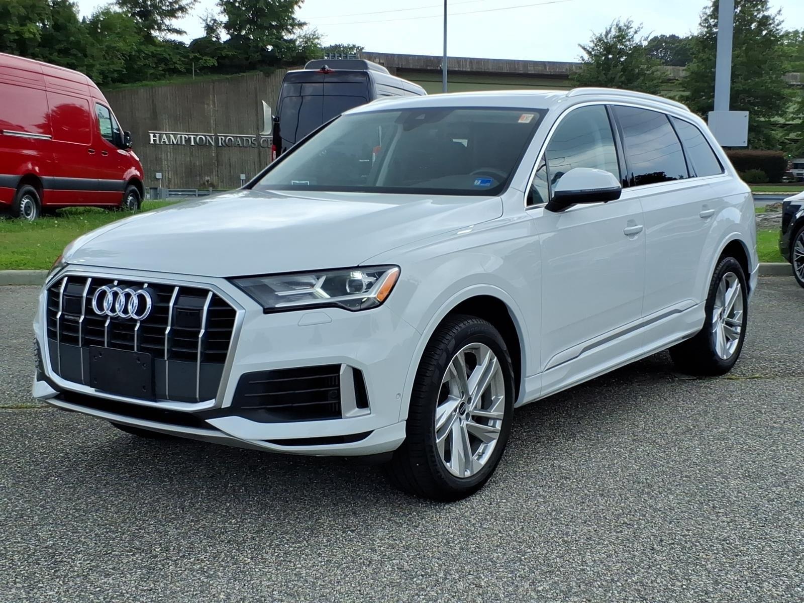 Glacier White Metallic 2023 Audi Q7 SUV / Crossover All-Wheel Drive Automatic