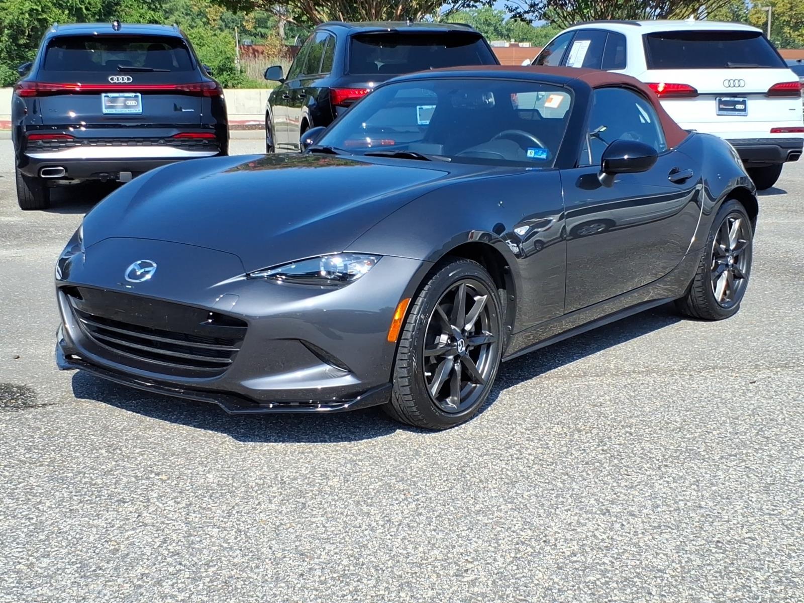Machine Gray 2018 Mazda MX-5 Miata Convertible Rear-Wheel Drive Automatic