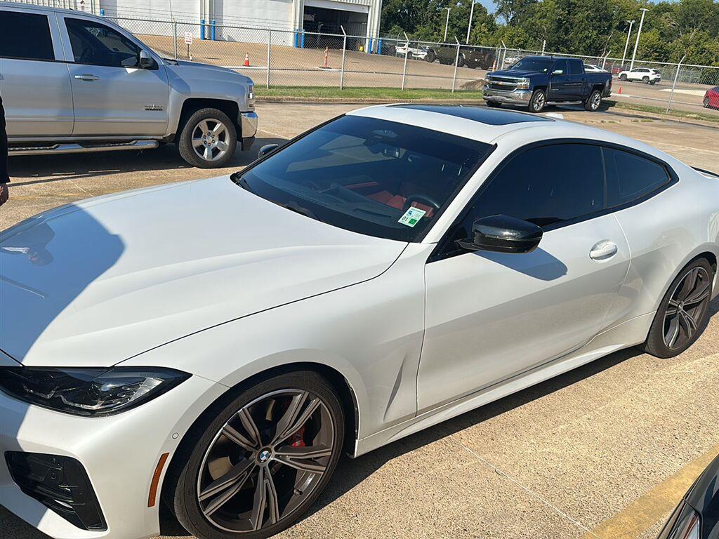Mineral White Metallic 2024 BMW 4 Series Coupe Rear-Wheel Drive Automatic