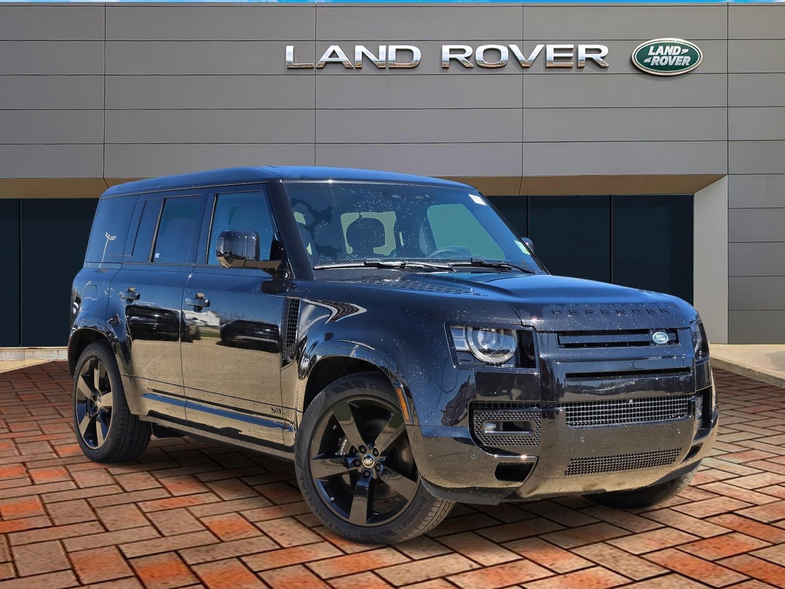 Santorini Black Metallic 2025 Land Rover Defender 110 V8 P525 AWD SUV / Crossover All-Wheel Drive Automatic