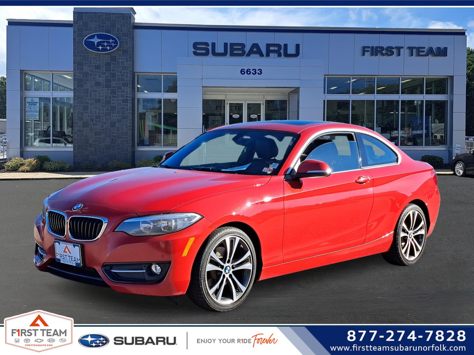 2016 BMW 2 Series 228i Coupe Rear Wheel Drive