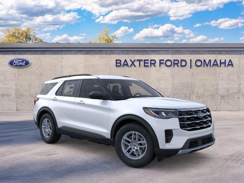 Star White 2026 Ford Explorer SUV / Crossover All-Wheel Drive Automatic