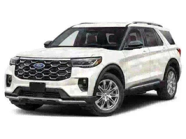 Star White 2026 Ford Explorer SUV / Crossover All-Wheel Drive Automatic