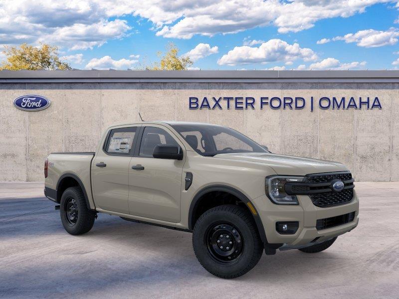 Brown (Desert Sand Beige) 2026 Ford Ranger Pickup Truck Four-Wheel Drive Automatic