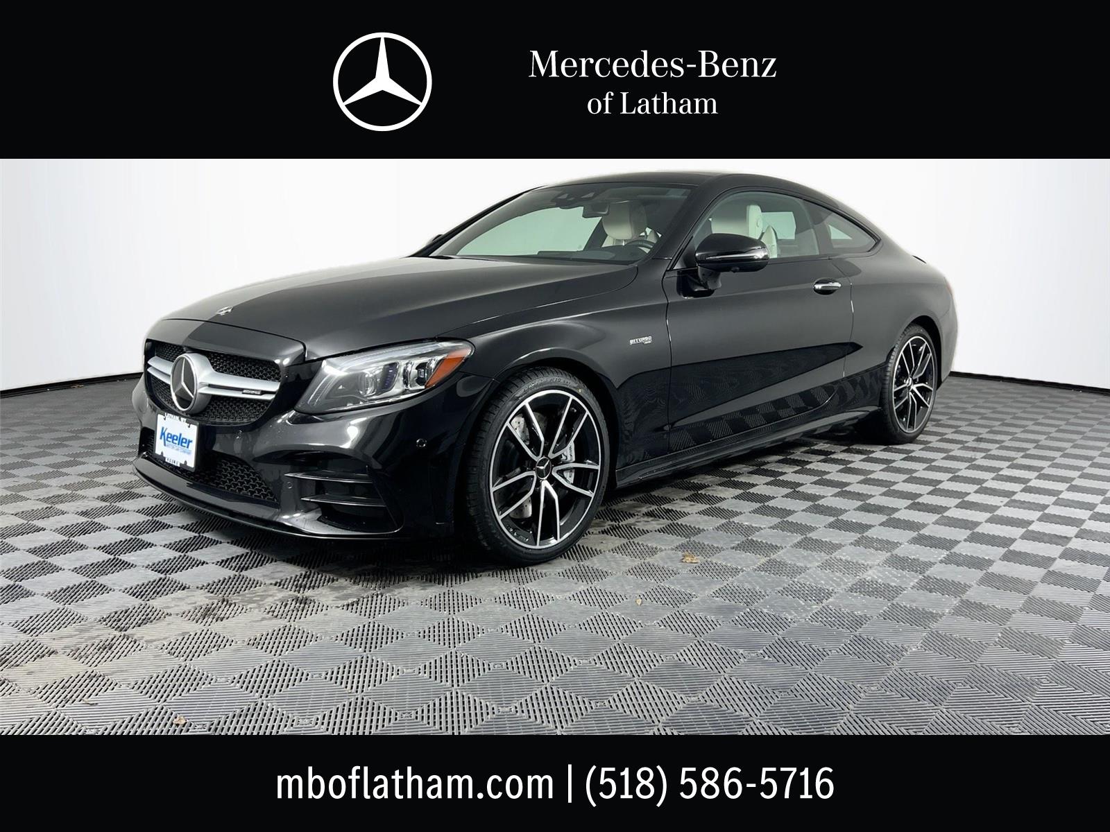 Black 2023 Mercedes-Benz C-Class AMG C 43 4MATIC Convertible All-Wheel Drive Automatic