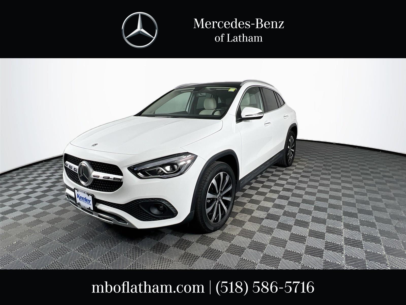 Polar White 2021 Mercedes-Benz GLA 250 4MATIC SUV / Crossover All-Wheel Drive Automatic