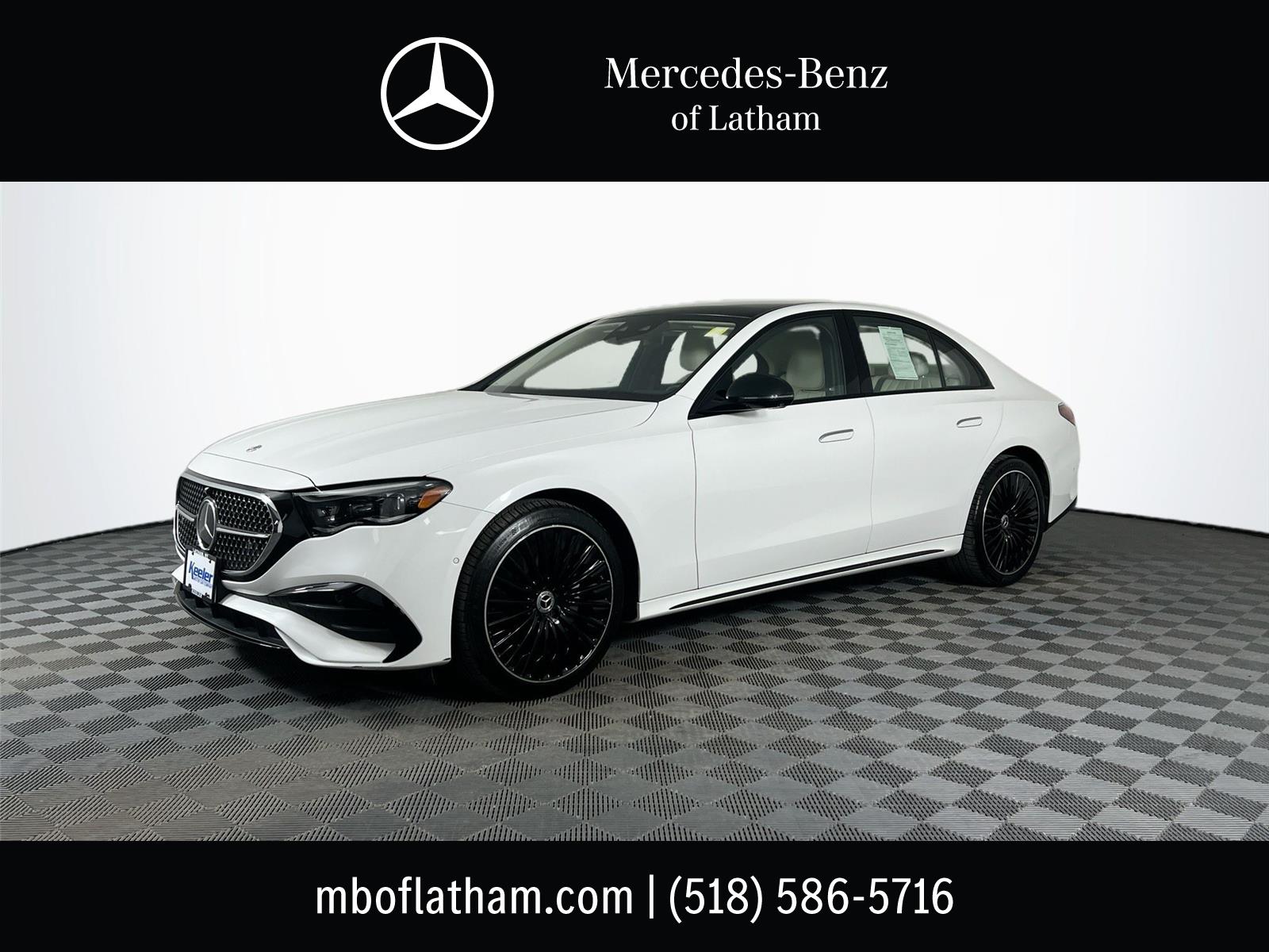 Polar White 2024 Mercedes-Benz E-Class E 350 4MATIC Sedan All-Wheel Drive Automatic