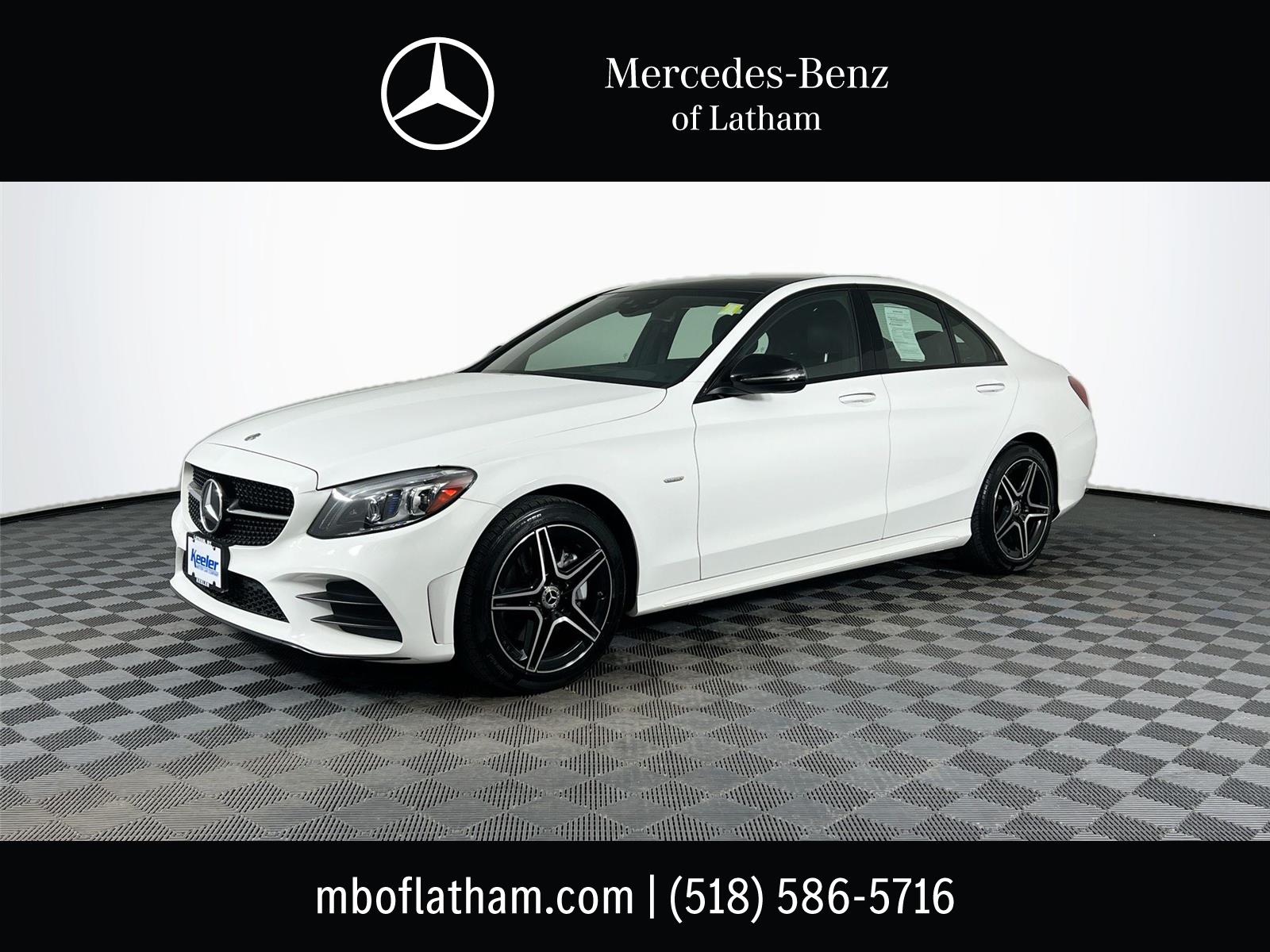 Polar White 2021 Mercedes-Benz C-Class Sedan All-Wheel Drive Automatic